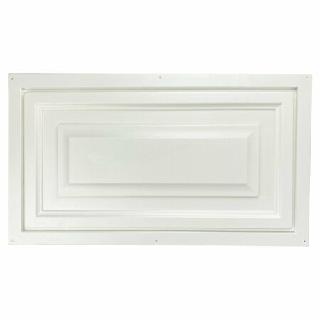 AMERICAN BUILT PRO Access Panel , 14 in x 26 in White TwoPiece Plastic AP 1426 P1